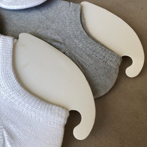 12 Pairs No Show Low Cut Ankle Women Socks White Gray Black Solid Color - Picture 8 of 8